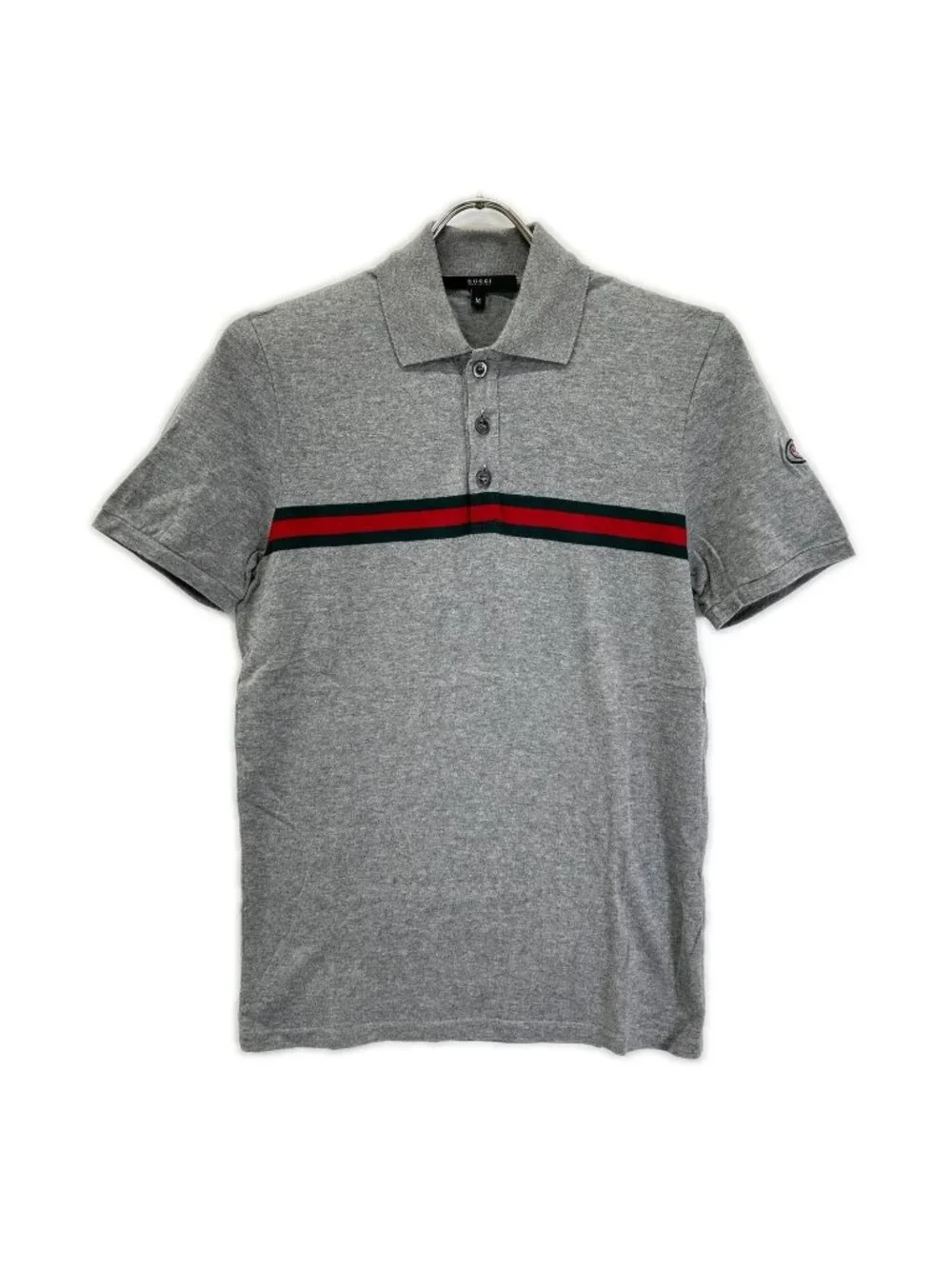 Gucci Gray Cotton Sherry Line Polo